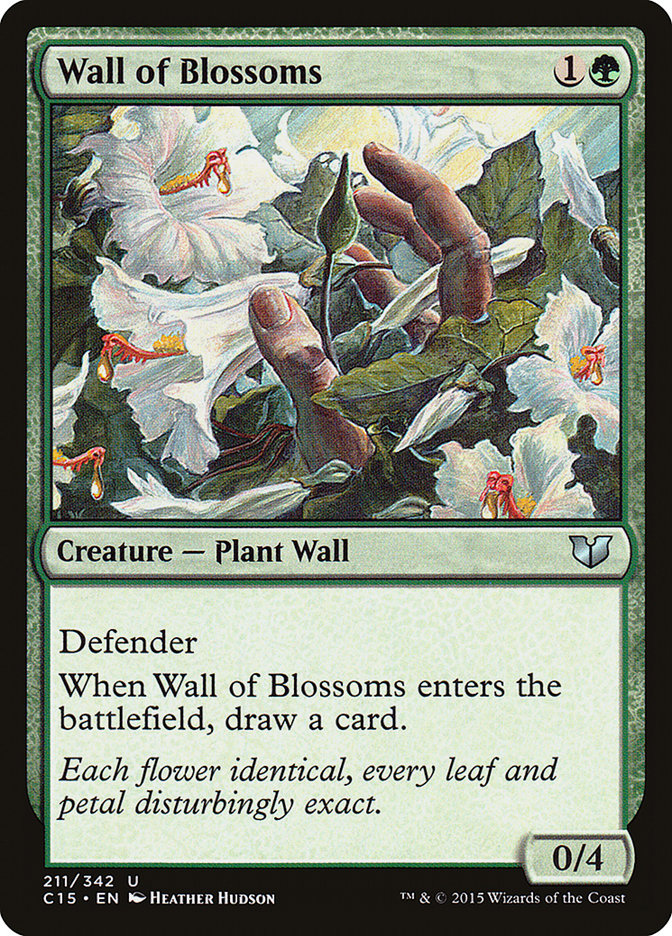 Wall of Blossoms [Commander 2015] | Good Games Modbury