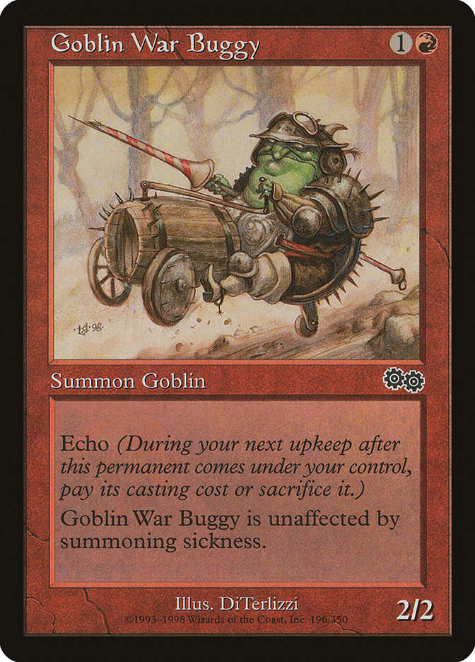 Goblin War Buggy [Urza's Saga] | Good Games Modbury