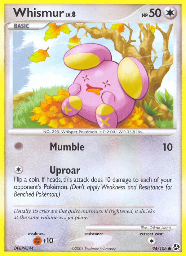 Whismur (94/106) [Diamond & Pearl: Great Encounters] | Good Games Modbury