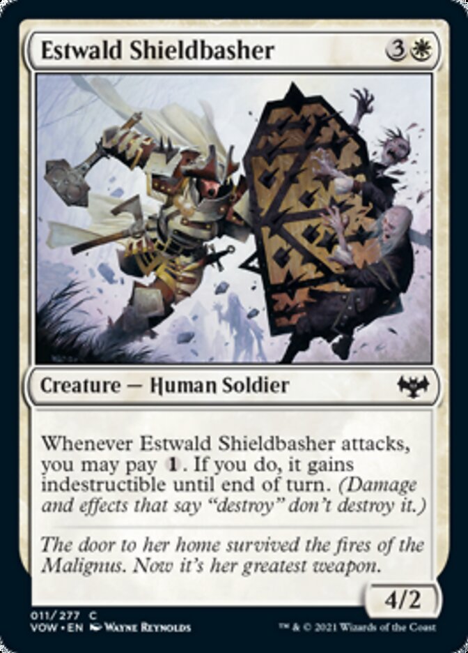 Estwald Shieldbasher [Innistrad: Crimson Vow] | Good Games Modbury