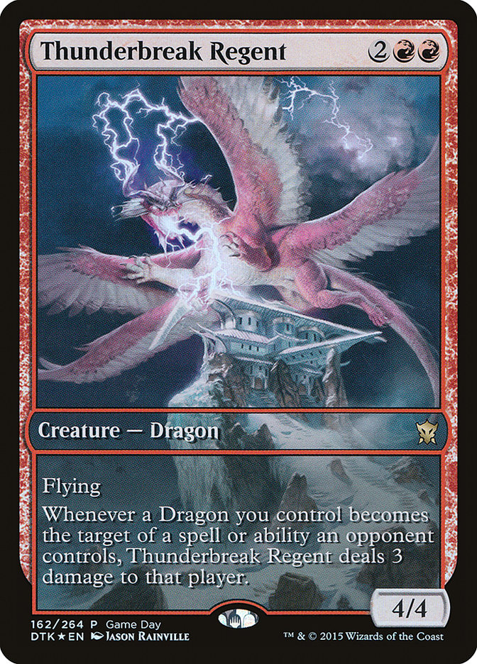 Thunderbreak Regent (Game Day) [Dragons of Tarkir Promos] | Good Games Modbury