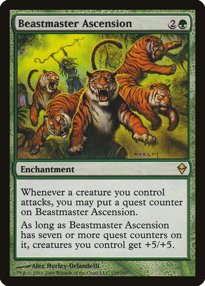 Beastmaster Ascension [Zendikar] | Good Games Modbury