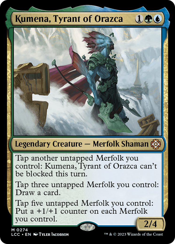 Kumena, Tyrant of Orazca [The Lost Caverns of Ixalan Commander] | Good Games Modbury