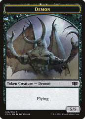 Demon (013/036) // Zombie (016/036) Double-Sided Token [Commander 2014 Tokens] | Good Games Modbury