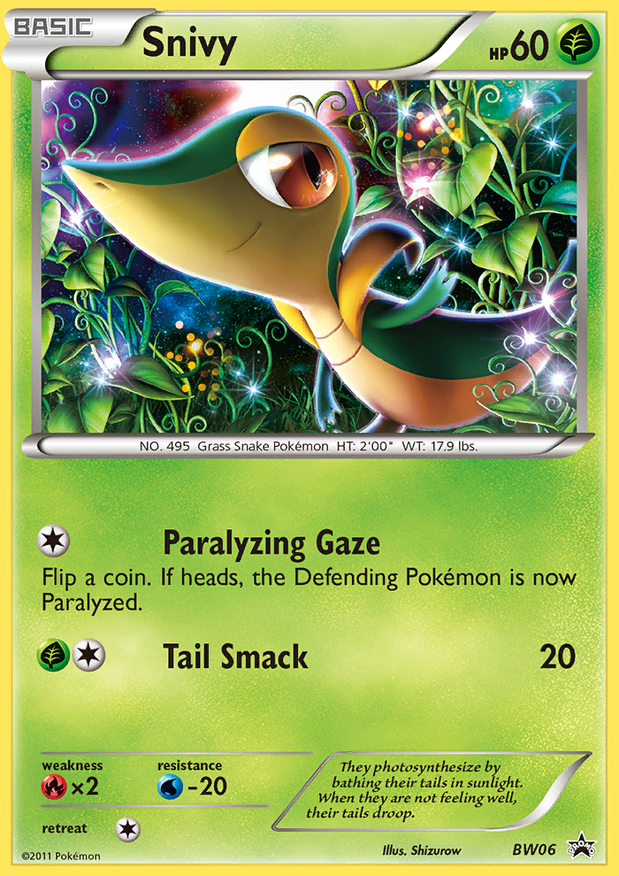 Snivy (BW06) [Black & White: Black Star Promos] | Good Games Modbury