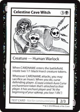Celestine Cave Witch (2021 Edition) [Mystery Booster Playtest Cards] | Good Games Modbury