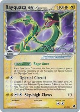 Rayquaza ex (97/101) (Delta Species) (Legendary Ascent - Tom Roos) [World Championships 2007] | Good Games Modbury