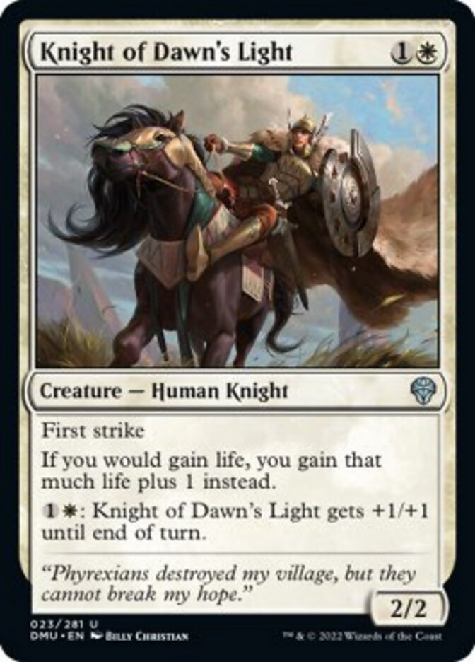 Knight of Dawn's Light [Dominaria United] | Good Games Modbury