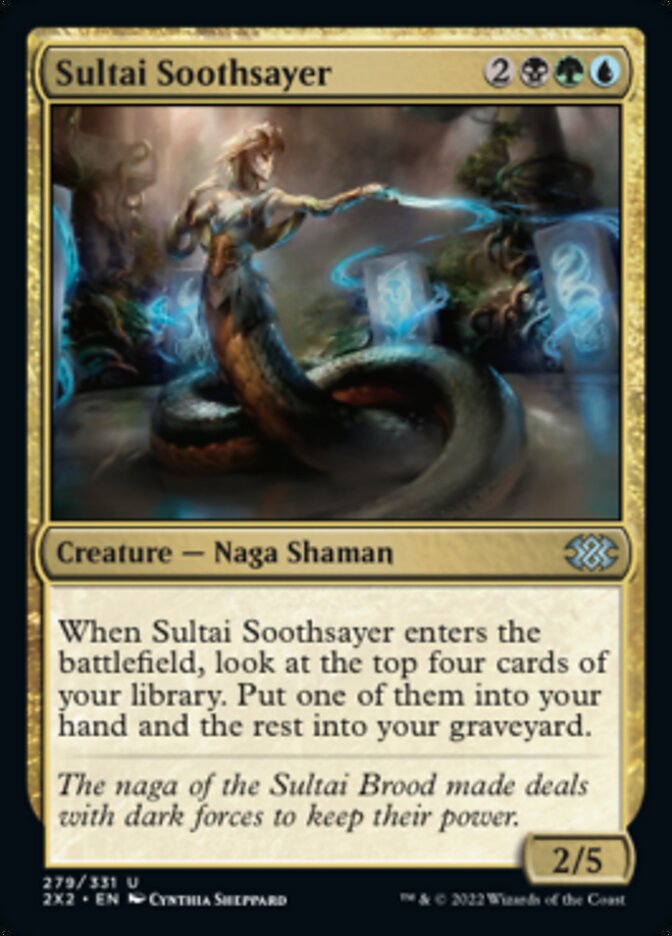 Sultai Soothsayer [Double Masters 2022] | Good Games Modbury