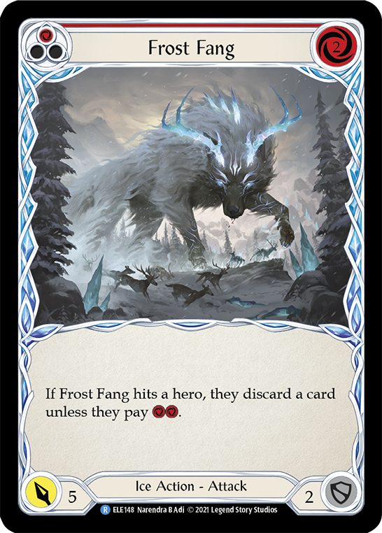 Frost Fang (Red) [ELE148] (Tales of Aria)  1st Edition Normal | Good Games Modbury