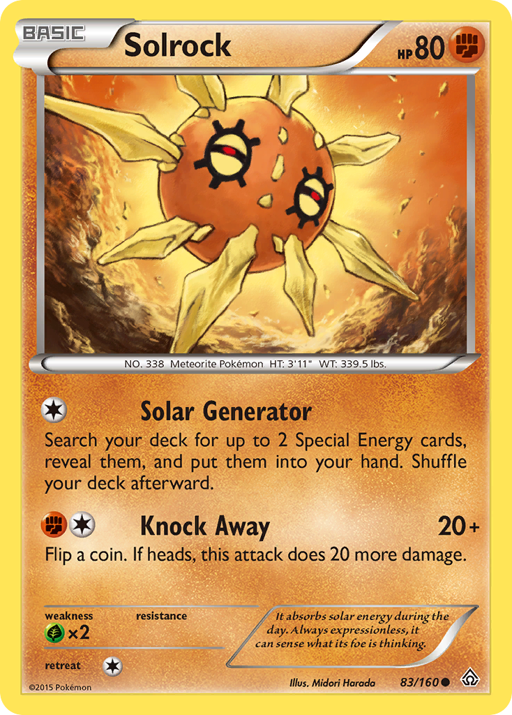 Solrock (83/160) [XY: Primal Clash] | Good Games Modbury