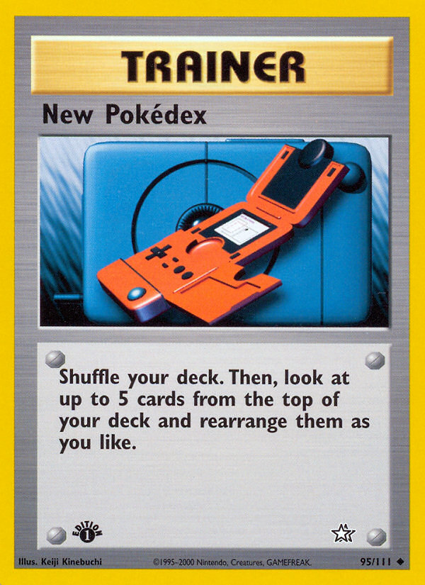 New Pokedex (95/111) [Neo Genesis 1st Edition] | Good Games Modbury