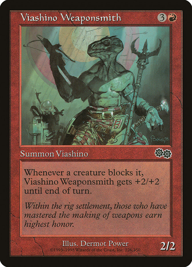 Viashino Weaponsmith [Urza's Saga] | Good Games Modbury