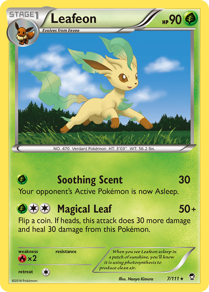 Leafeon (7/111) [XY: Furious Fists] | Good Games Modbury