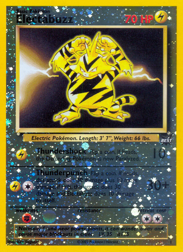 Electabuzz (1) [Best of Promos] | Good Games Modbury