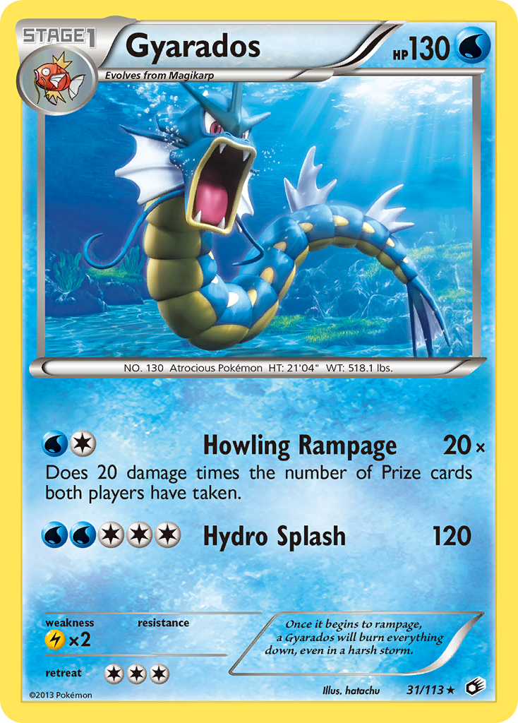 Gyarados (31/113) [Black & White: Legendary Treasures] | Good Games Modbury