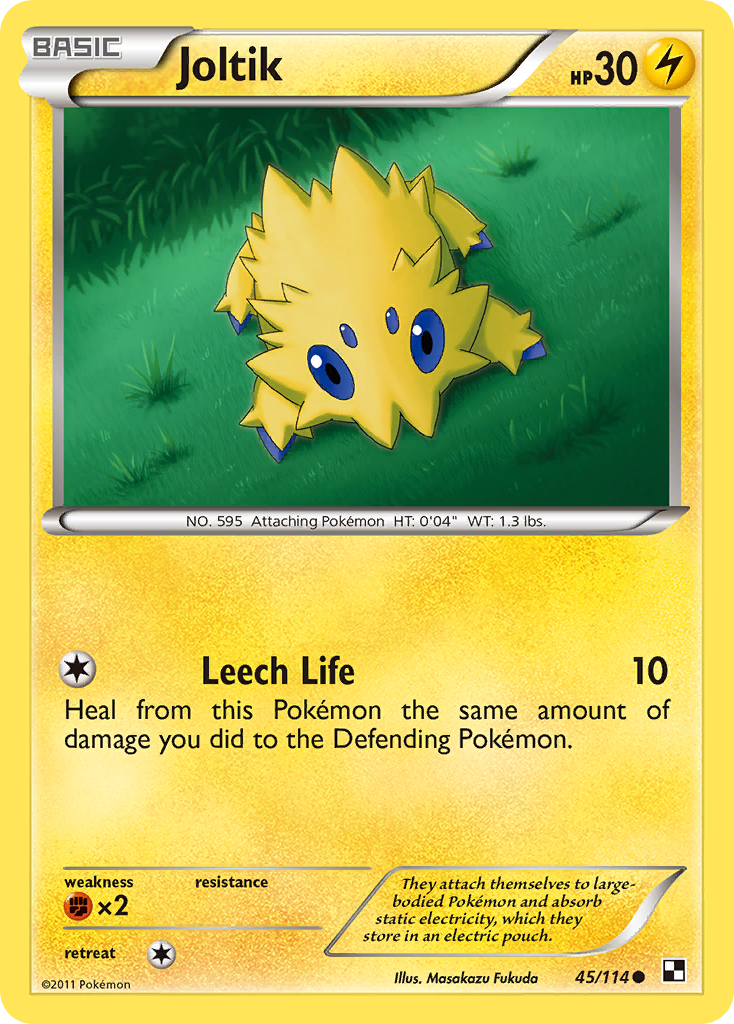 Joltik (45/114) [Black & White: Base Set] | Good Games Modbury