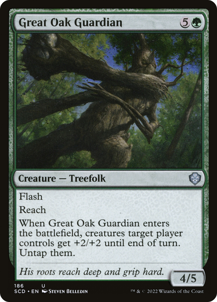 Great Oak Guardian [Starter Commander Decks] | Good Games Modbury