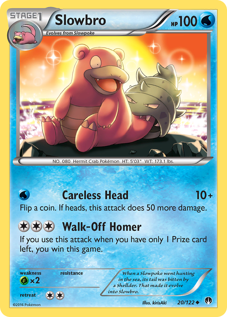 Slowbro (20/122) [XY: BREAKpoint] | Good Games Modbury