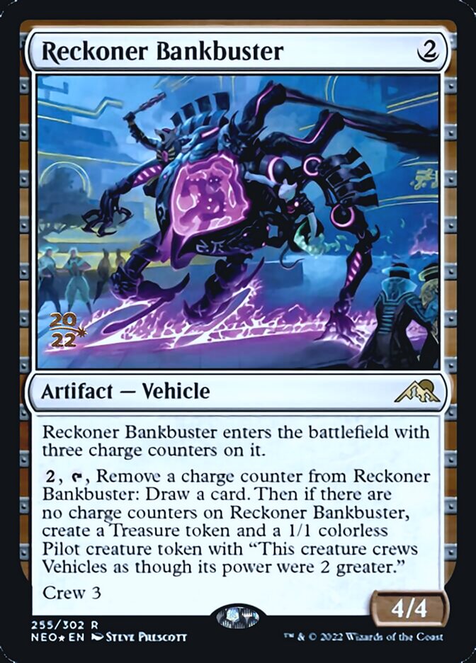 Reckoner Bankbuster [Kamigawa: Neon Dynasty Prerelease Promos] | Good Games Modbury