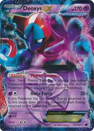 Deoxys EX (53/116) (Jumbo Card) [Black & White: Plasma Freeze] | Good Games Modbury