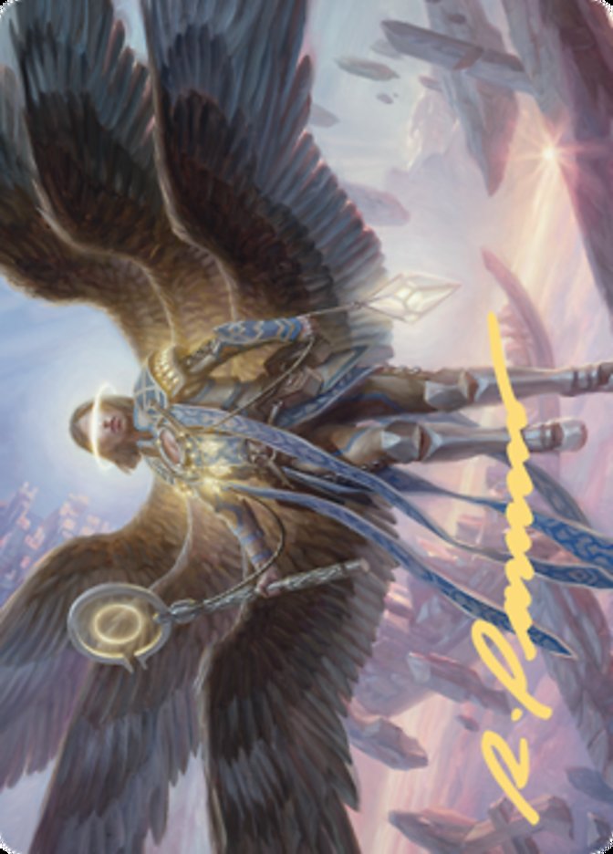 Angel of Destiny Art Card (Gold-Stamped Signature) [Zendikar Rising Art Series] | Good Games Modbury