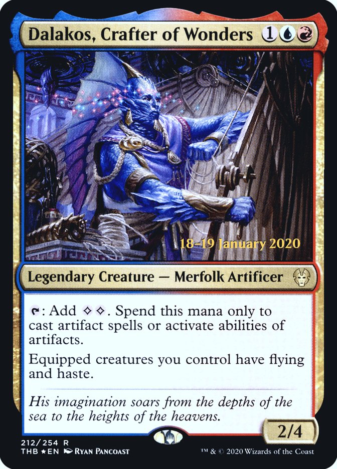 Dalakos, Crafter of Wonders [Theros Beyond Death Prerelease Promos] | Good Games Modbury