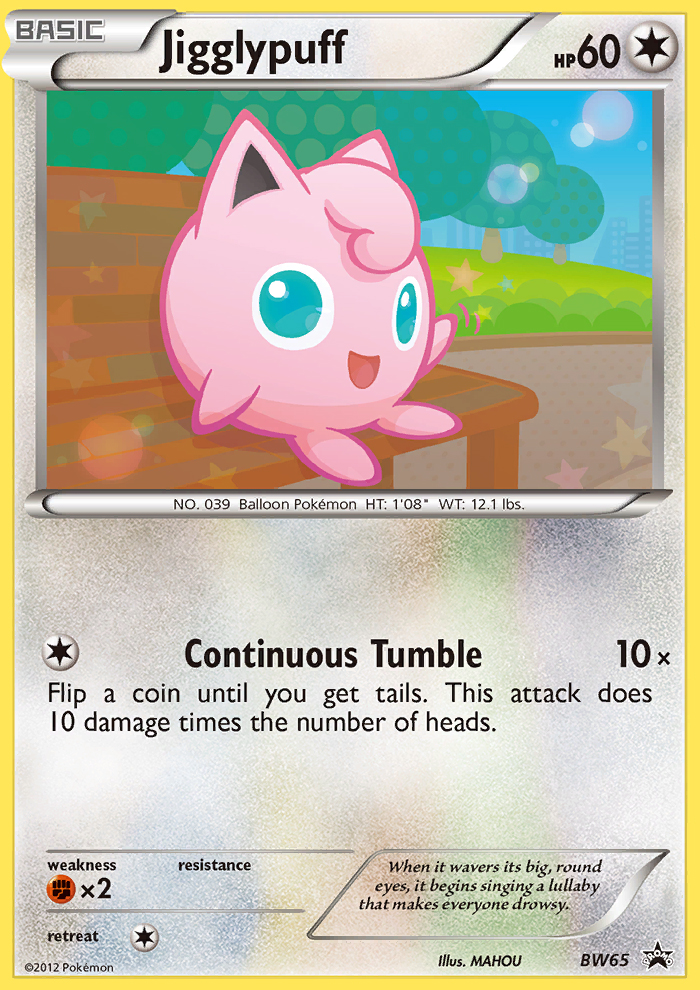 Jigglypuff (BW65) [Black & White: Black Star Promos] | Good Games Modbury