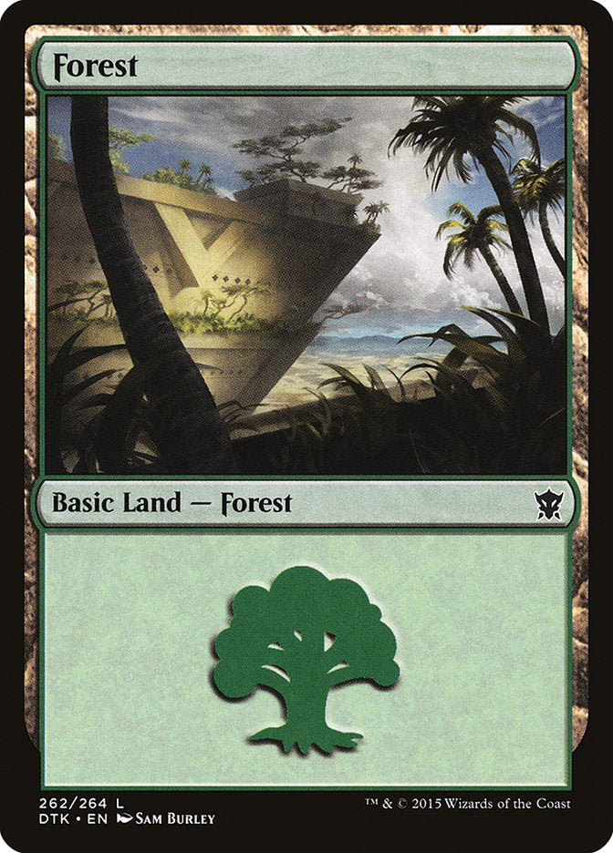 Forest (262) [Dragons of Tarkir] | Good Games Modbury