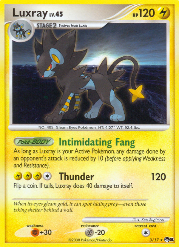 Luxray (3/17) [POP Series 8] | Good Games Modbury