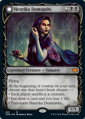 Henrika Domnathi // Henrika, Infernal Seer (Showcase Fang Frame) [Innistrad: Crimson Vow] | Good Games Modbury