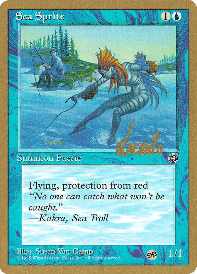 Sea Sprite (Michael Loconto) (SB) [Pro Tour Collector Set] | Good Games Modbury