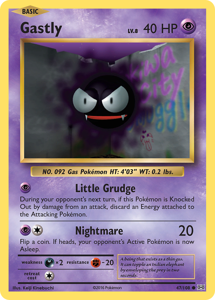 Gastly (47/108) [XY: Evolutions] | Good Games Modbury