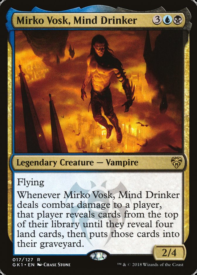 Mirko Vosk, Mind Drinker [Guilds of Ravnica Guild Kit] | Good Games Modbury