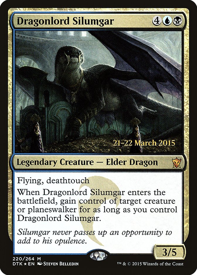 Dragonlord Silumgar [Dragons of Tarkir Prerelease Promos] | Good Games Modbury