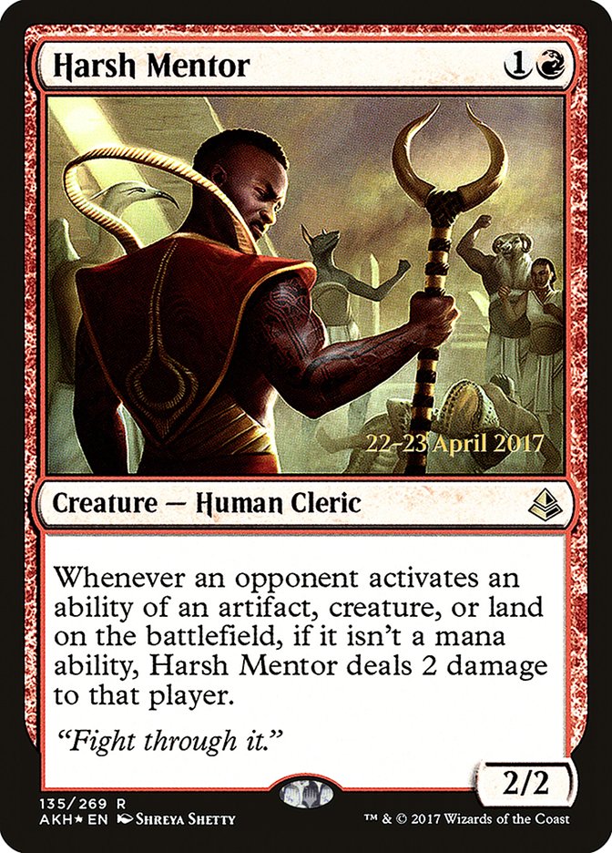 Harsh Mentor [Amonkhet Prerelease Promos] | Good Games Modbury