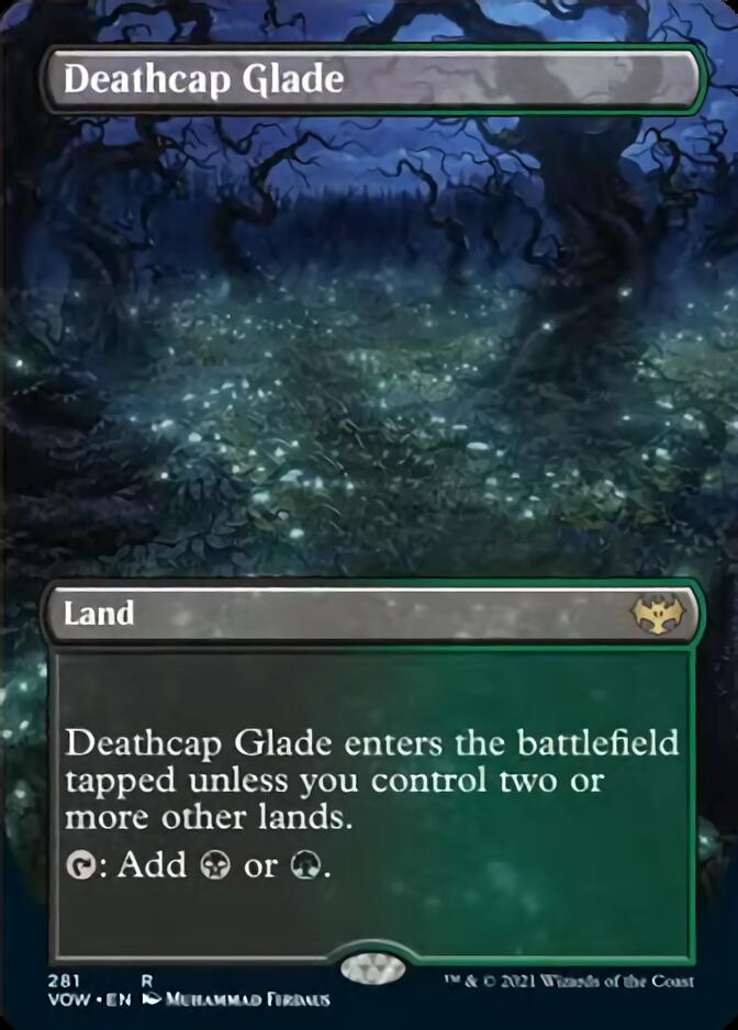 Deathcap Glade (Borderless Alternate Art) [Innistrad: Crimson Vow] | Good Games Modbury