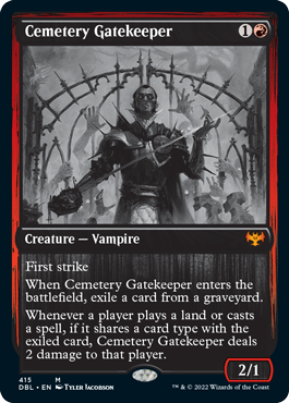 Cemetery Gatekeeper [Innistrad: Double Feature] | Good Games Modbury