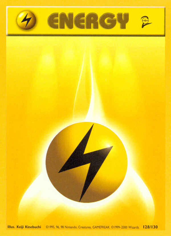 Lightning Energy (128/130) [Base Set 2] | Good Games Modbury
