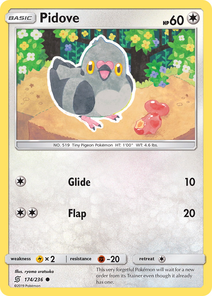 Pidove (174/236) [Sun & Moon: Unified Minds] | Good Games Modbury