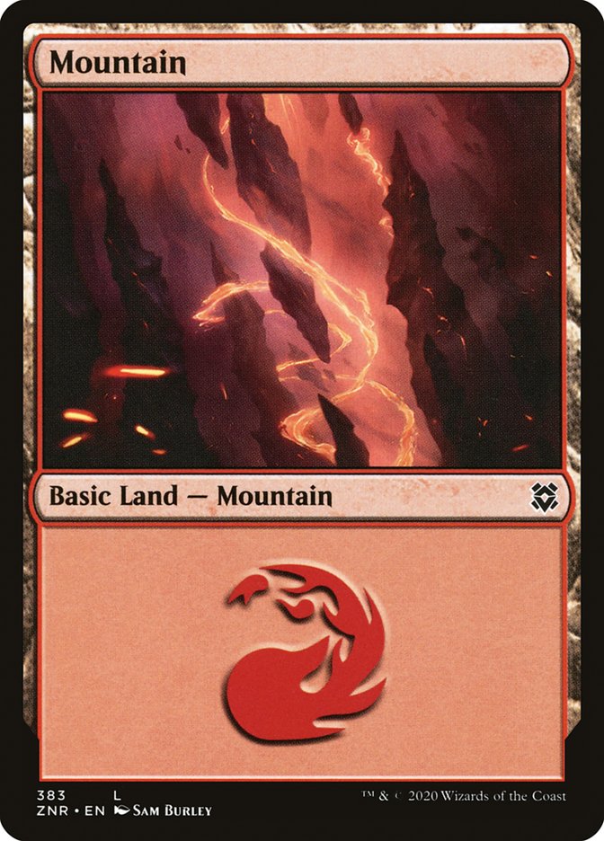 Mountain (383) [Zendikar Rising] | Good Games Modbury