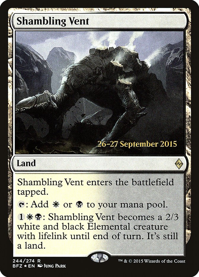 Shambling Vent [Battle for Zendikar Prerelease Promos] | Good Games Modbury