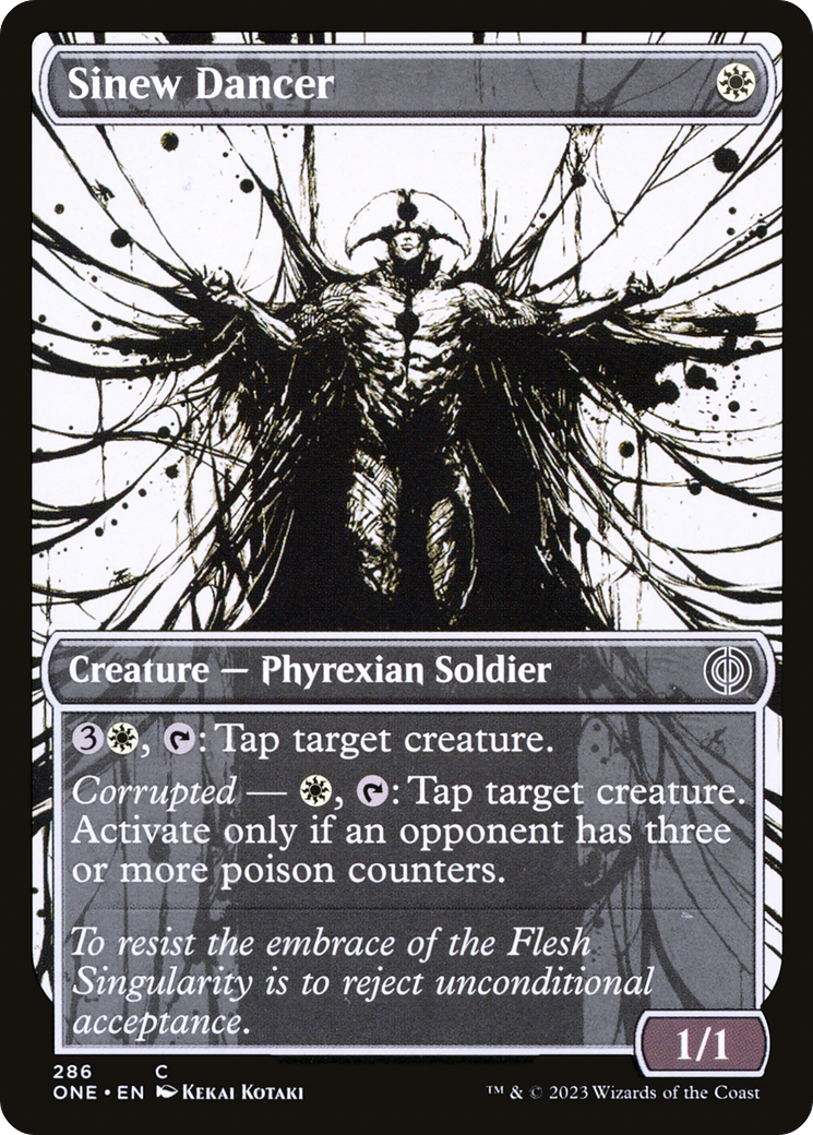 Sinew Dancer (Showcase Ichor) [Phyrexia: All Will Be One] | Good Games Modbury