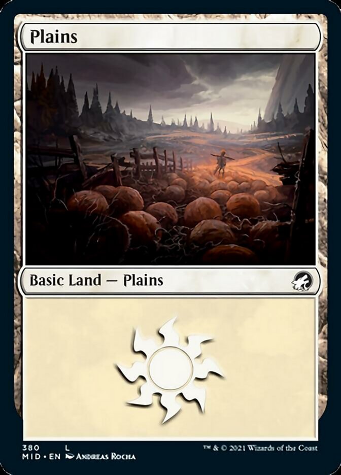 Plains (380) [Innistrad: Midnight Hunt] | Good Games Modbury