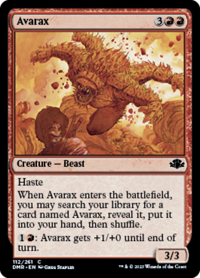 Avarax [Dominaria Remastered] | Good Games Modbury
