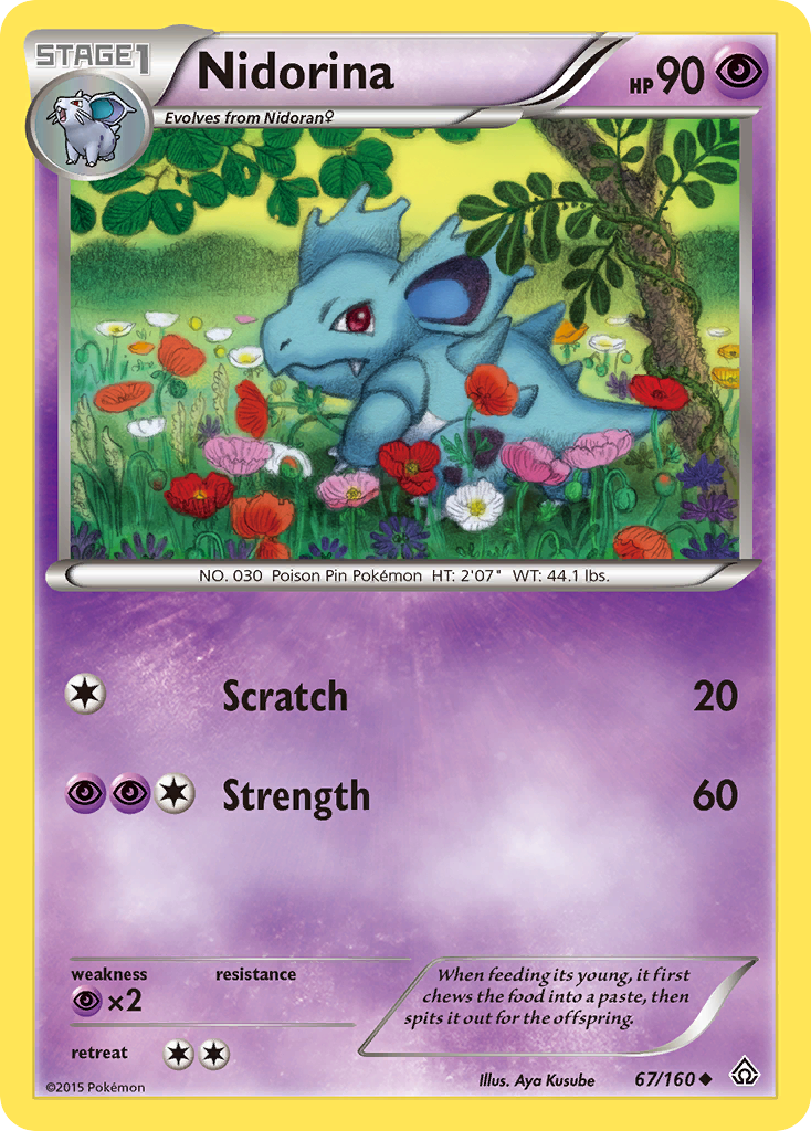 Nidorina (67/160) [XY: Primal Clash] | Good Games Modbury