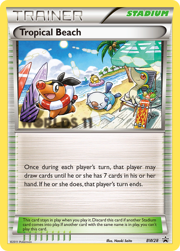 Tropical Beach (BW28) [Black & White: Black Star Promos] | Good Games Modbury