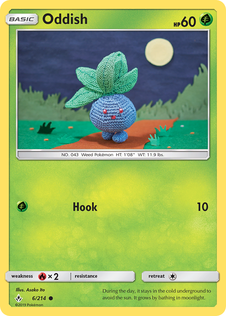 Oddish (6/214) [Sun & Moon: Unbroken Bonds] | Good Games Modbury