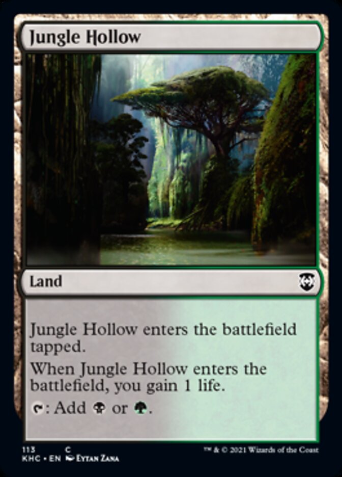 Jungle Hollow [Kaldheim Commander] | Good Games Modbury