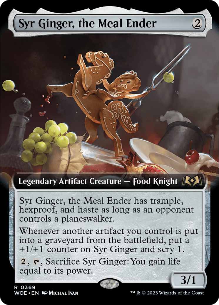 Syr Ginger, the Meal Ender (Extended Art) [Wilds of Eldraine] | Good Games Modbury